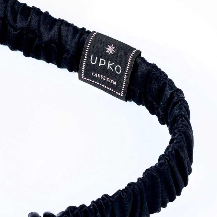UPKO | 蠶絲Bitch眼罩 (黑) 商品圖 2