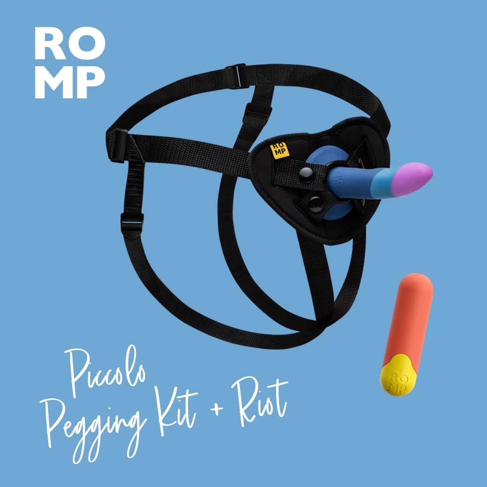 德國 ROMP Piccolo Pegging Kit 5吋矽膠陽具含穿戴褲 商品圖 6