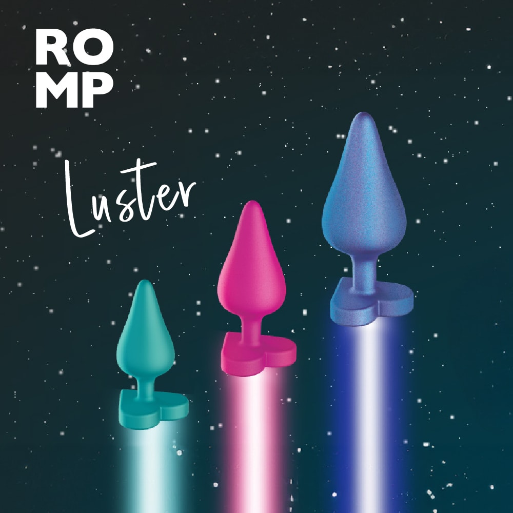 德國 ROMP Luster 愛心後庭塞 3入組 商品圖 1