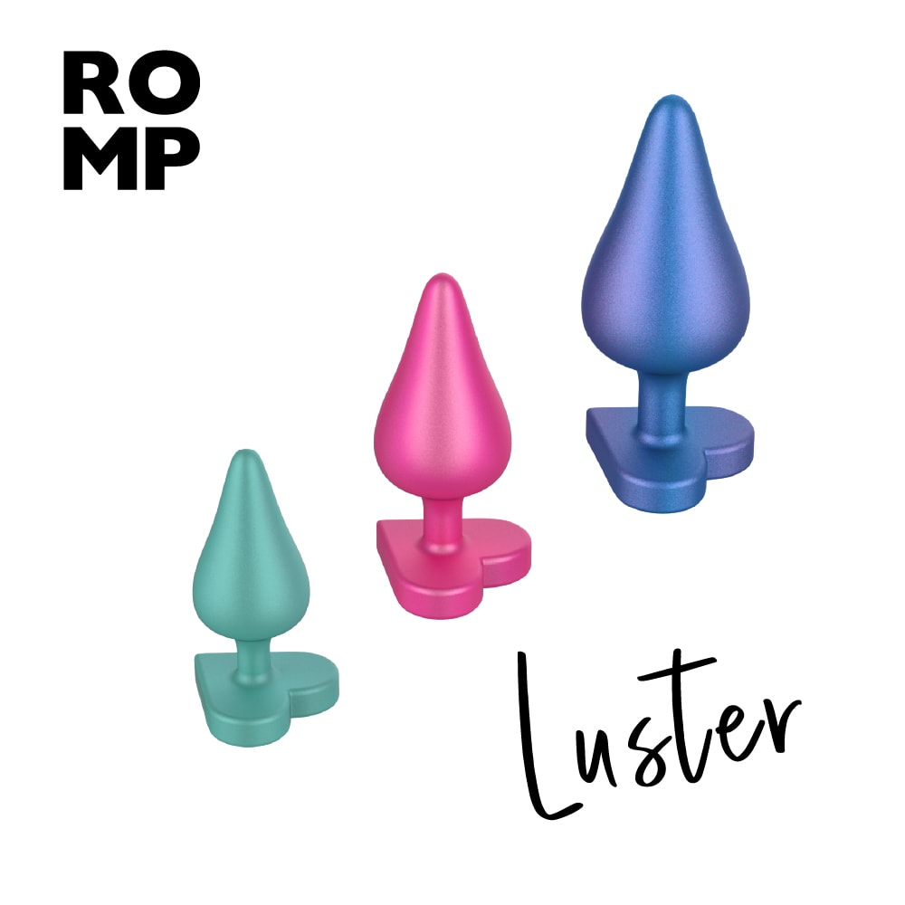 德國 ROMP Luster 愛心後庭塞 3入組 商品圖 2