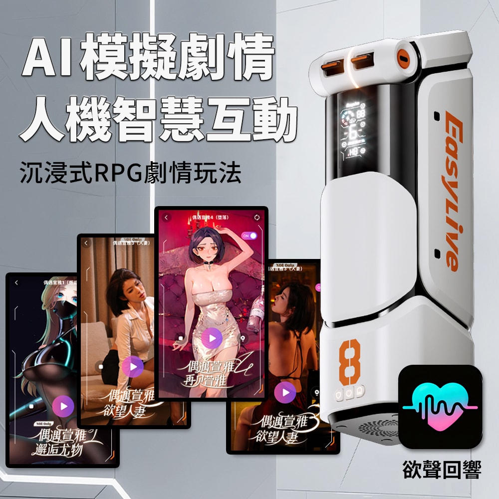 EasyLive NO8 智能電動飛機杯 商品圖 2