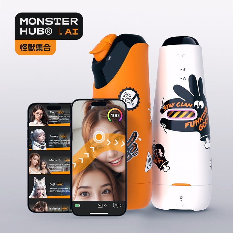 怪獸集合🌀創新AI智能《絢風杯》🟠活力橙 商品圖 3