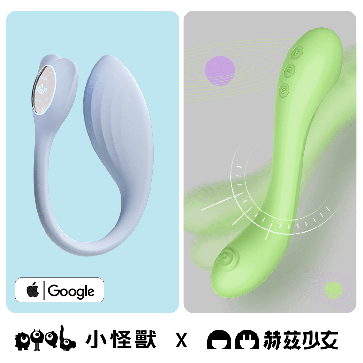 小怪獸 小智蛋 鯨魚博士 + 赫茲少女 失重#808 G點拍打棒 商品圖 1
