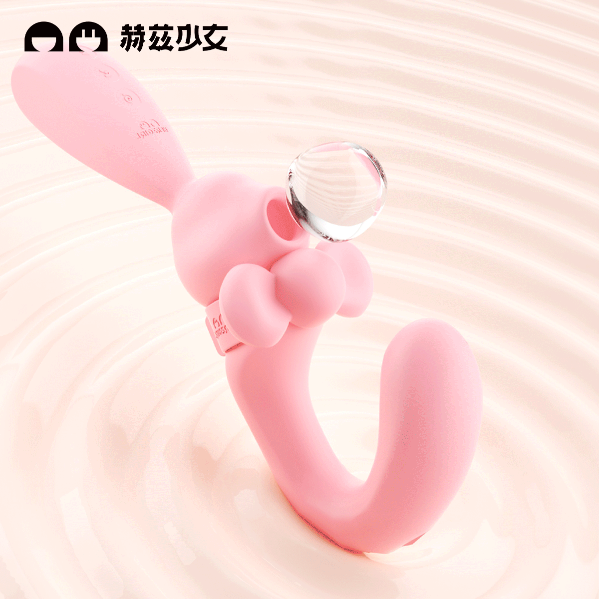 赫茲少女 #808 彎彎兔🐇智能吸吮+G點拍打棒 商品圖 1